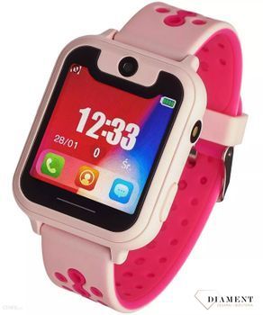 Smartwatch Garett Kids Nice Róźowy to bardzo efektowny zegarek.ds.jpg